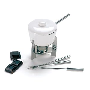 Paderno World Cuisine 4 3 8 Inch Chocolate Fondue Set by Paderno World Cuisine
