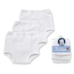 Gerber Training Pants (2T (fits 28-32 lbs.), White)