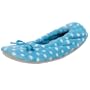 Daniel Green Women's Candie Travel Washable Slipper,Turquoise/White,Medium (US Women's 8.5-9.5 M)