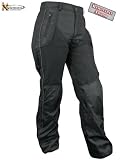 Reviews armored motorcycle pants Black Friday Xelement Women's Black Armored Tri-Tex Pants with Reflective Piping - Size : 20