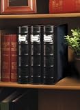 Bellagio Italia CD/DVD Storage Binders-3 Pack (Black)