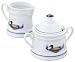 Arzberg-Porzellan 4900/11945/3004 Schirnding Porzellan Serie 4900 Happy Duck Milch-/Zucker-Set 2tlg. Made by ARZBERG