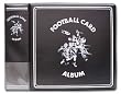 Black Combo - BCW Collector's Value Pack: One Football Collector D-Ring Binder (Album) with 25 9-Pocket Pages (Acid Free Pages) For Baseball Cards - BLACK ALBUM