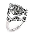 Elegant Marcasite Ring