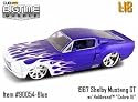 1967 Ford Mustang Shelby GT-500 KR diecast model car 1:18 scale die cast by Jada Toys - Dark Silver