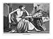Aristotle Greek Philosopher as a Young Man Reading at His Desk People Giclee Poster Print by C. Laplante, 12x9