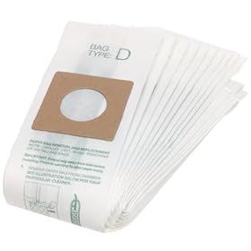 Dirt Devil Type D Vacuum Cleaner Bags, 10-Pack