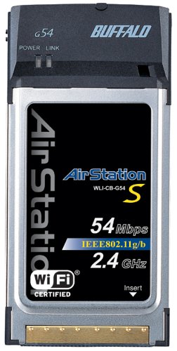 BUFFALO AirStation11g IEEE802.11g/b CardBus用無線LANカード 10枚セット WLI-CB10B-G54S