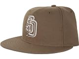 San Diego Padres MLB 59Fifty ALTERNATE Fitted Cap by New Era (Olive-White)