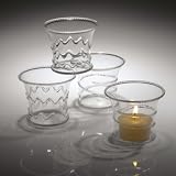 La Boheme Clear Votives 2 Sets of 4