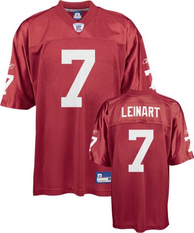 Men`s Arizona Cardinals #7 Matt Leinart Alternate Replica Jersey - XL
