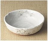 秀峰窯 志野野の花 平鉢 【和皿・洋皿 瀬戸焼】 〔キャッシュバックキャンペーン対象商品〕