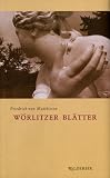 W�rlitzer Bl�tter: Gedichte, Prosa, Briefe