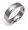 14k White Gold Engraved Wedding Band, Size 4.5