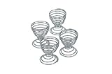 Faringdon Chrome 5cm pack of 4 Egg Cups