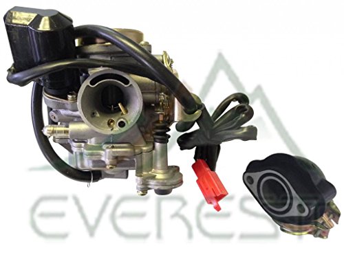 NEW 49cc 50cc GY6 ATV MOPED SCOOTER 139QMB CARBURETOR & MANIFOLD KIT CARB 20mm