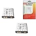 HQRP Two Batteries for Olympus X-905, X-915, X-930, X-935, X-960, X-560WP Digital Camera plus HQRP LCD Screen Protector