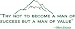Try not to become a man of success but a man of value - Albert Einstein - Removeable Wall Decal - selected color: Dark Pink - Want different color ? Choose from 24 colors in Color Name dropbox below