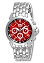 Invicta Men's II Collection Silver-Tone Red Dial Watch #4242