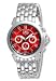 Invicta Men's II Collection Silver-Tone Red Dial Watch #4242