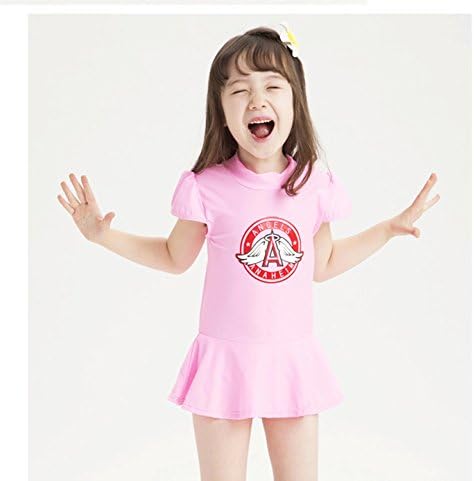 The new Little Angels Children's Swimwear baby girl swimsuit dress Puff Cute wings