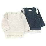 Lily ivory(リリー アイボリー) トレーナー (80～130cm) キムラタンの子供服 (71153x71453-164) ネイビーブルー 90