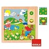 Jumbo D53085 - Holzpuzzle Fr�hling, 16 Teile