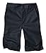 Dickies Big Boys' Flat Front School Uniform Short, Black, 8 Regular