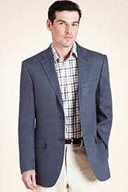Collezione Pure Linen 2 Button Herrinbone Jacket