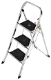Hailo 4393-801 K30-Model 330-Pound Capacity Aluminum Step Stool, 3-Step