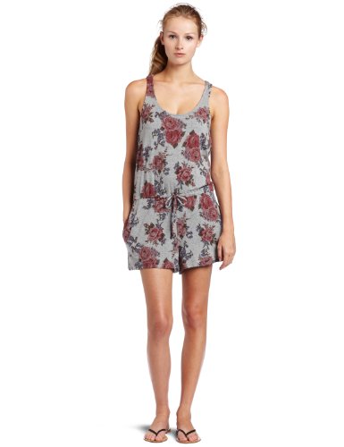 Lucky Brand Women's Modal Romper, Grey Cabbage Patch, Small