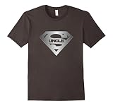 Men's Super Uncle T-Shirt is the Best Tee Shirt From Niece Nephew XL Asphalt