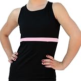 Chloe Noel T02 Black/Pink Fitted Racer Back Skate Top - Adult Small