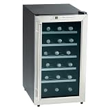 The Wine Enthusiast 18-Bottle Silent Wine Refrigerator - Stainless Steel (2721771)
