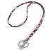 Vera Bradley Zip Id Case and Lanyard in Rosewood
