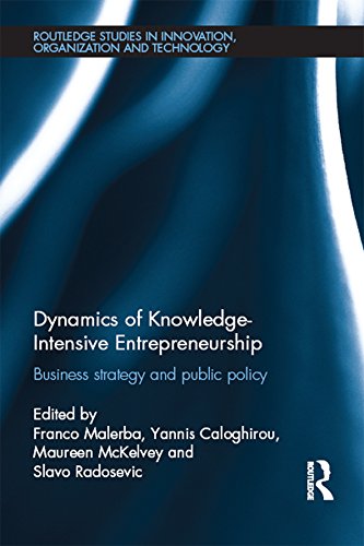 Dynamics of Knowledge Intensive Entrepreneurship: Business Strategy and Public Policy (Routledge Studies in Innovation, Organization and Technology)