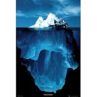 Hidden Depths - Iceberg, Art Poster Print