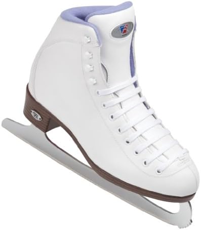 Riedell 13SF White Girls Figure Ice Skates - Kids Ice Skates Soft Boot