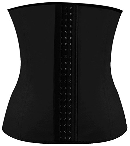 iLoveSIA Women's Latex Waist Cincher Workout Trainer Corset(Clearance)