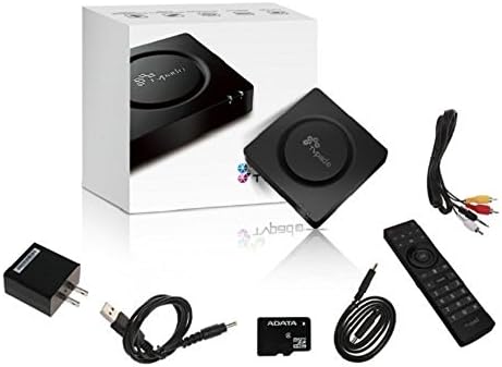 Black 3rd Generation Chinese /Korean/Vietnamese/Japanese and Video Media Streamer bundle + HDMI cable & Tv Pad wireless Remote