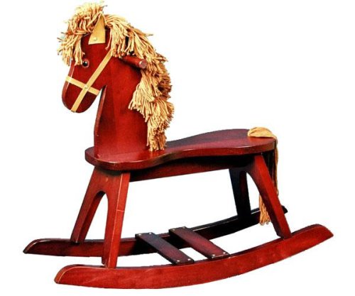 Baby: Stork Craft Rocking Horse In Cherry