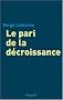 Le pari de la d�croissance