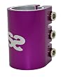 Scorpo Oversized Triple Clamp Purple Hard Coat