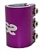 Scorpo Oversized Triple Clamp Purple Hard Coat