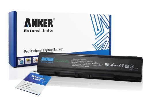 18 Months Warranty, Anker® New Laptop Battery for Toshiba Satellite A200 A203 A205 A300 A300d A305 A305d A305-s6825 A305-s6829 L200 L201 L202 L203 L205 L300 L300d L305 L305d M200 M205 M207 M209 M215 M216;Fits PA3534U-1BRS PA3534U PA3534U-1BAS PA3533U-1BRS PA3535U-1BAS PA3534-1BRS PA3727U-1BRS PA3682U-1BRS PA3533U PA3535U1BRS PA3535U-1BRS PA3727U-1BAS [Li-ion 6-cell 4400mAh]