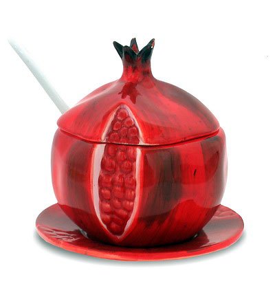 Rosh HaShanah Ceramic Honey Dish