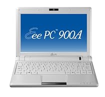 Asus 8.9-inch EEEPC Netbook 900A-WHI019L, Atom 1.6Ghz, 1Gb, 16Gb SSD, White, Linux