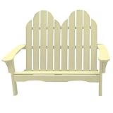 Cottage Classics Adirondack Settee - Yellow