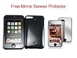BLACK HARD CASE + Free Mirror Screen Protector FOR APPLE IPOD TOUCH ITOUCH 2nd 3rd GEN 2G/3G 8GB, 16GB, 32GB, 64GB