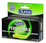 60 Durex Performax Condoms - Climax Delay Lubricant Help Prolong Sexual Performance